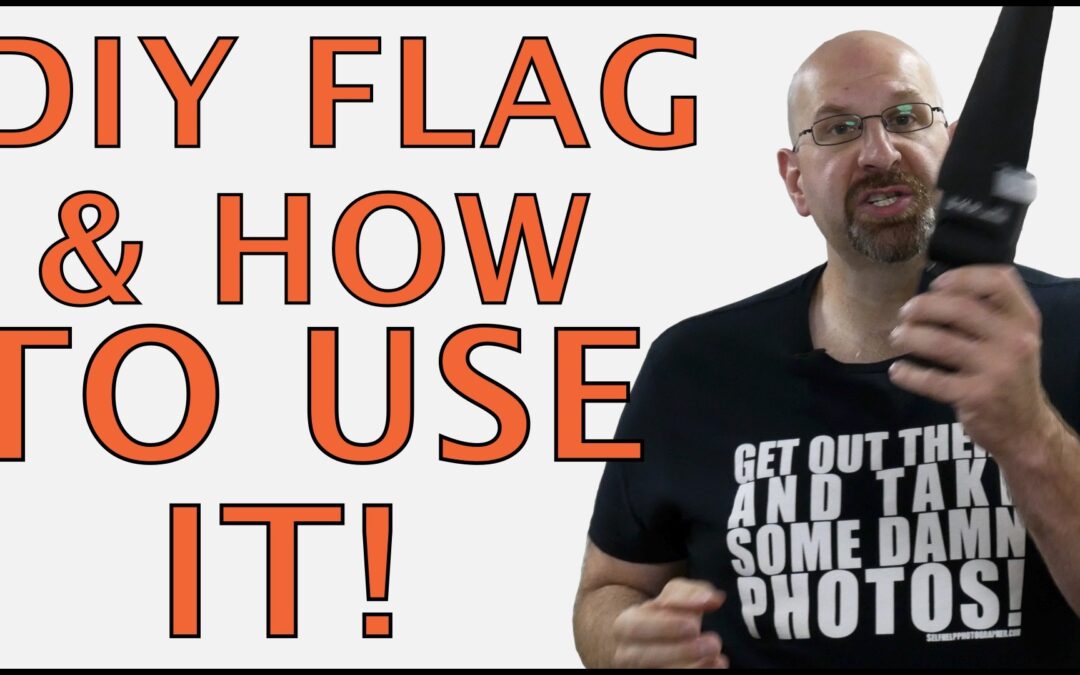 DIY $1 Flag For Greater Flash Control